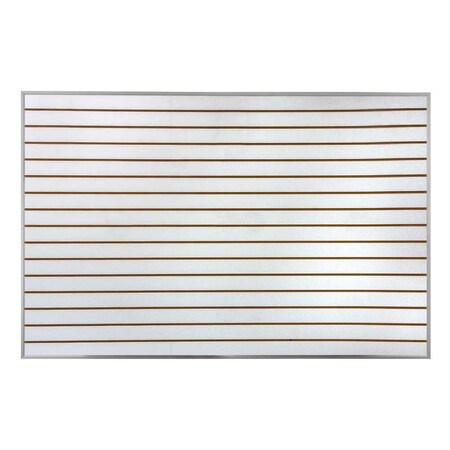 United Visual Products Sliding Door Wood Corkboard, 72"x36", Ligh UV9005OCS-LTOAK-PUMICE